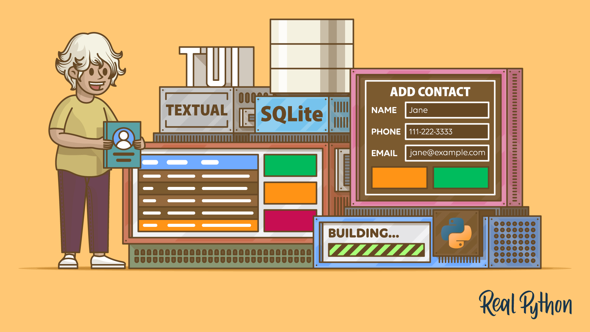 Build a Contact Book App With Python, Textual, and SQLite