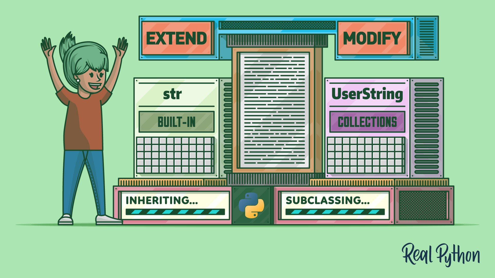 Custom Python Strings: Inheriting From str vs UserString