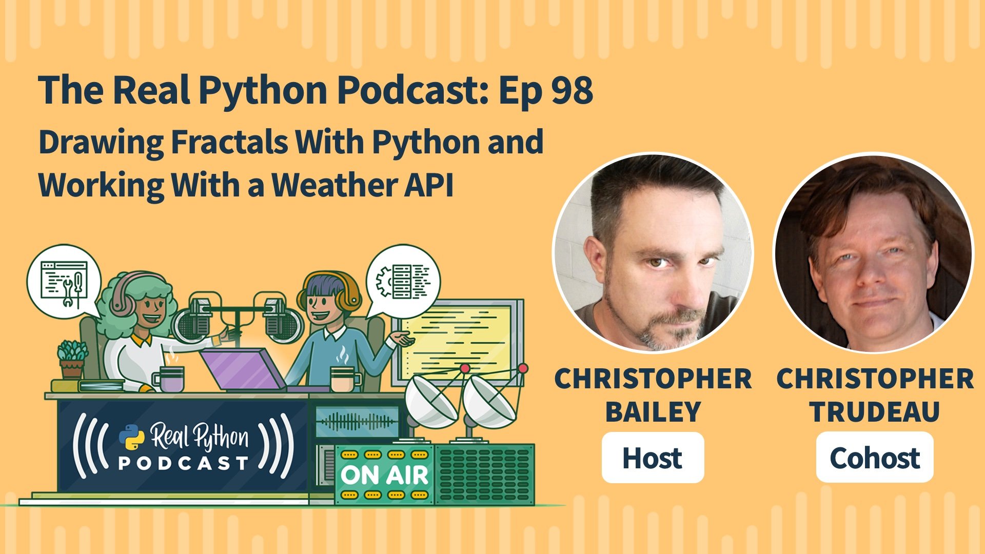 Real Python Podcast Episode #98 Title Artwork