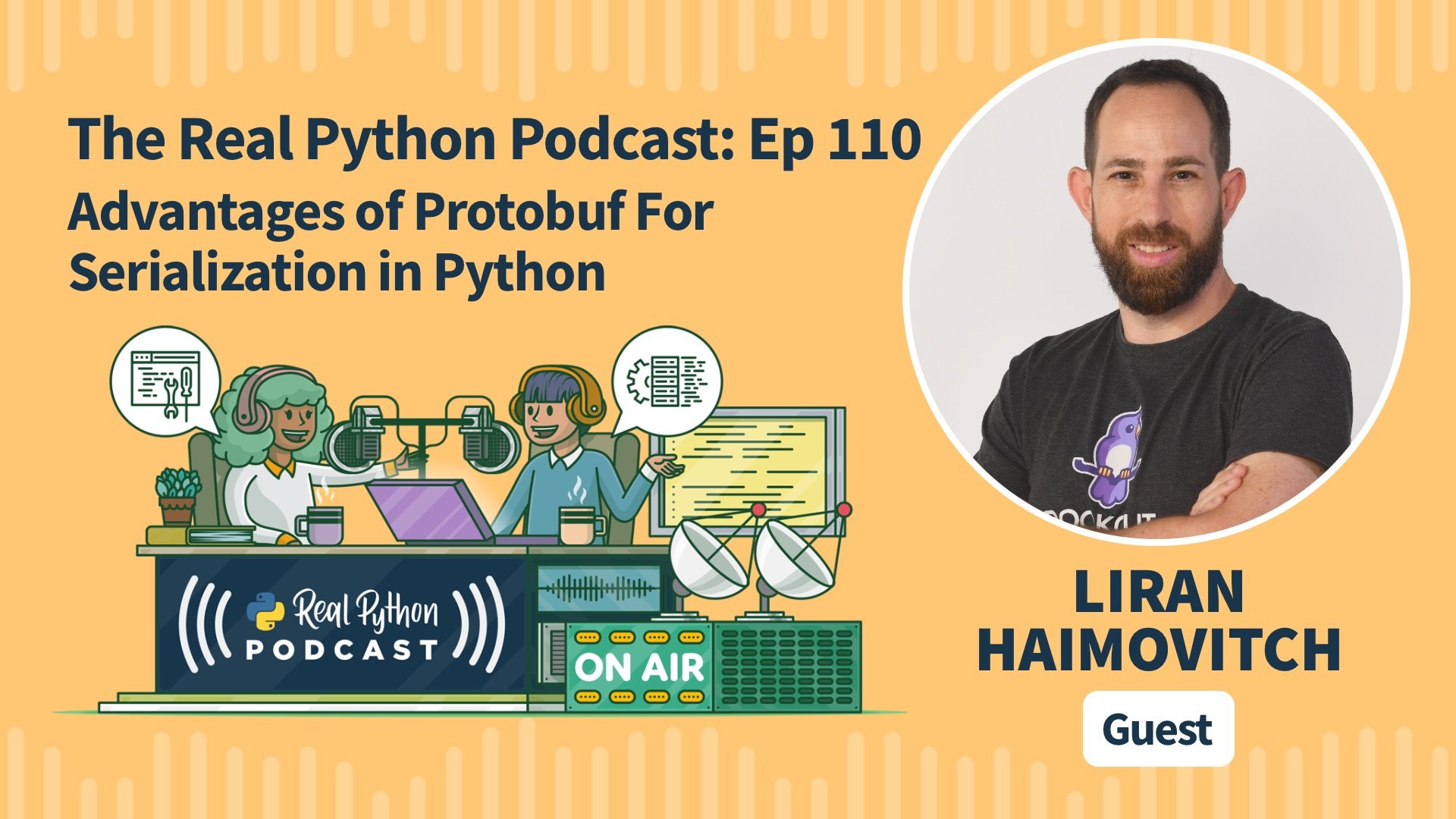 Real Python Podcast Episode #110 Title Artwork