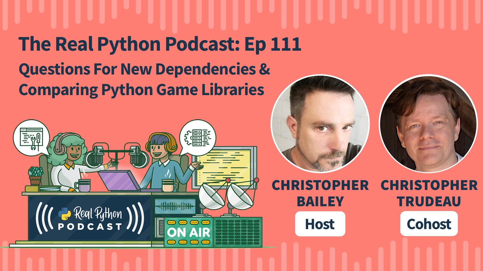 Real Python Podcast Episode #111 Title Artwork