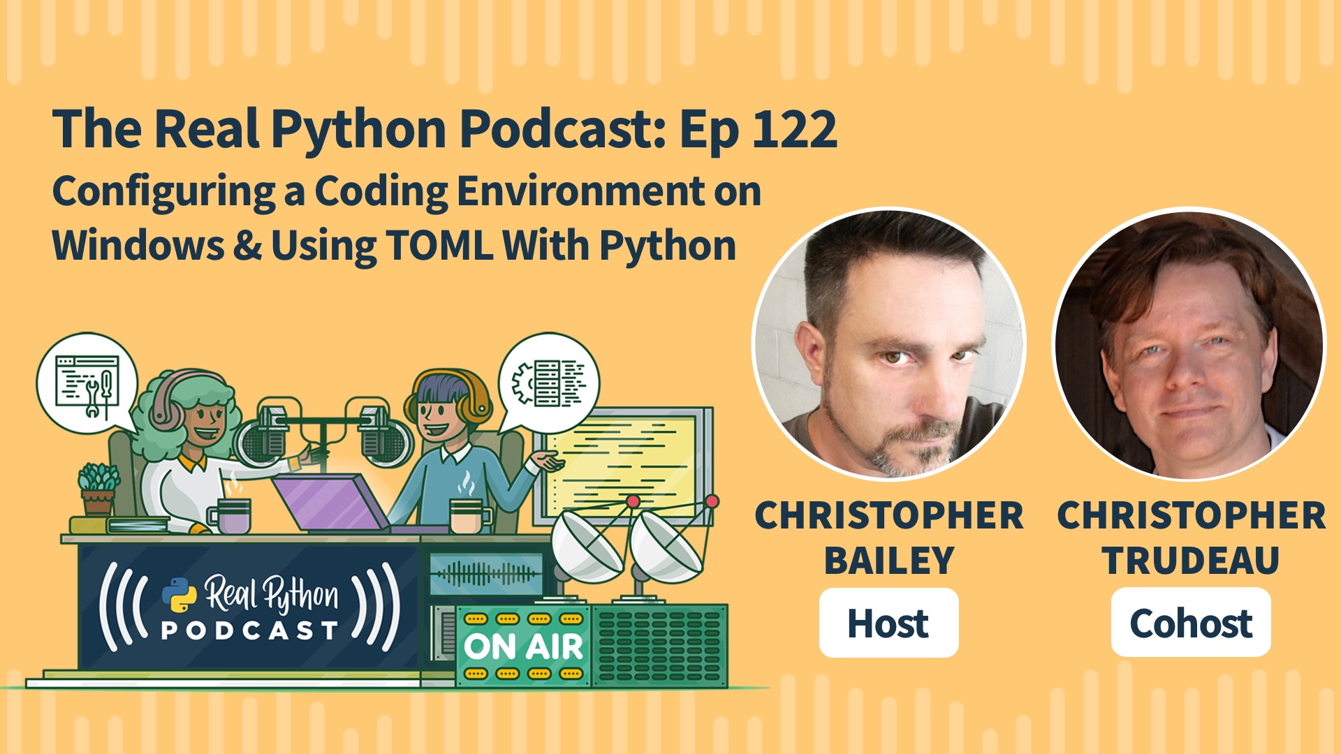 Real Python Podcast Episode #122 Title Artwork