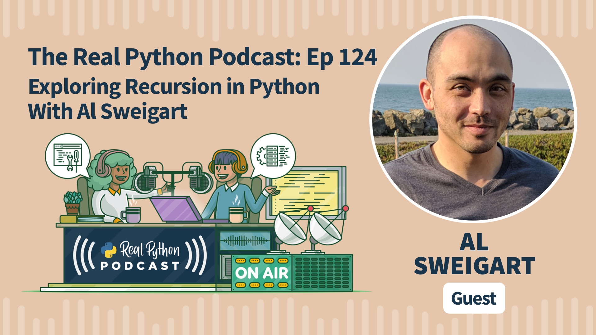 Real Python Podcast Episode #124 Title Artwork