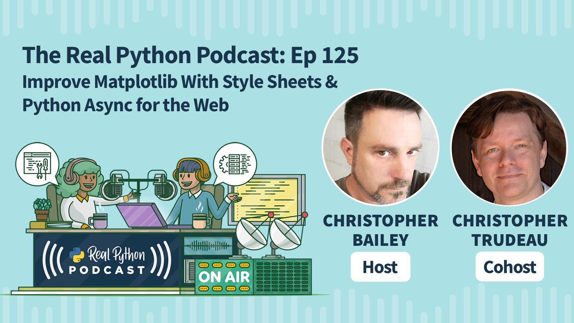 Real Python Podcast Episode #125 Title Artwork