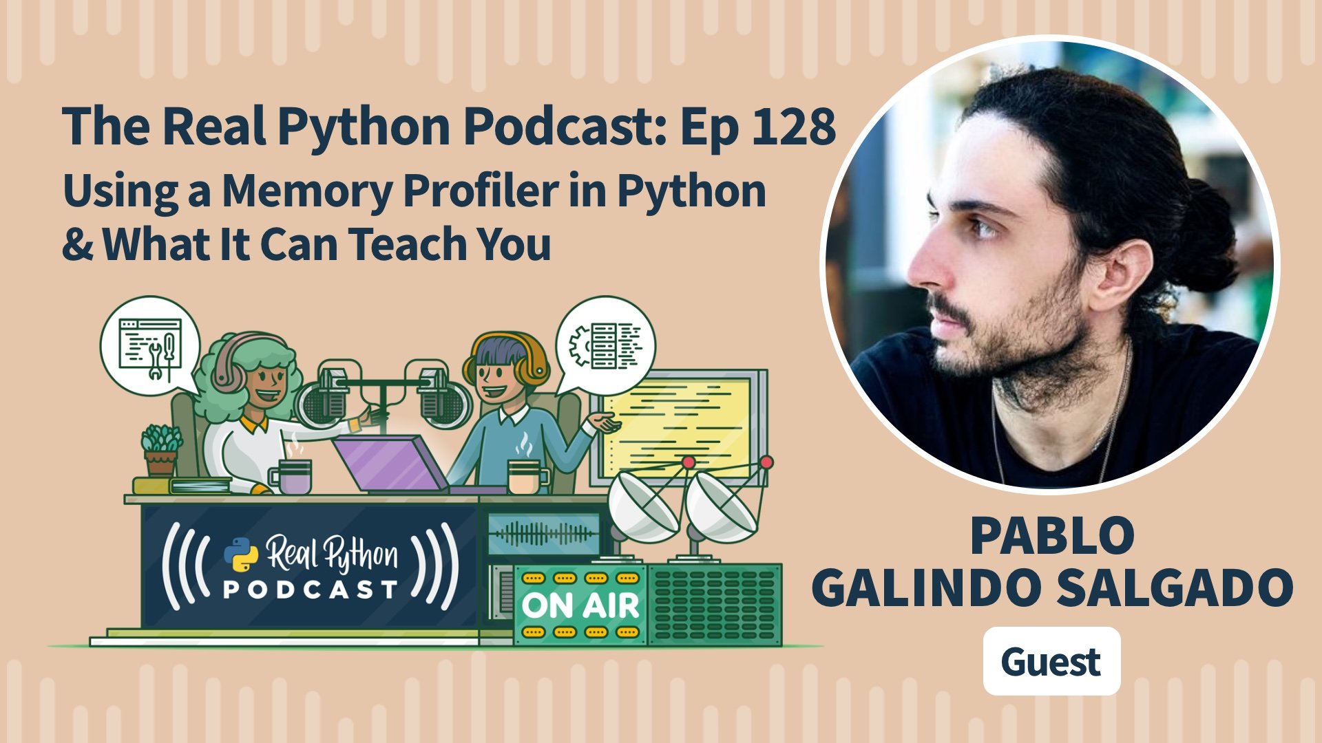 Real Python Podcast Episode #128 Title Artwork