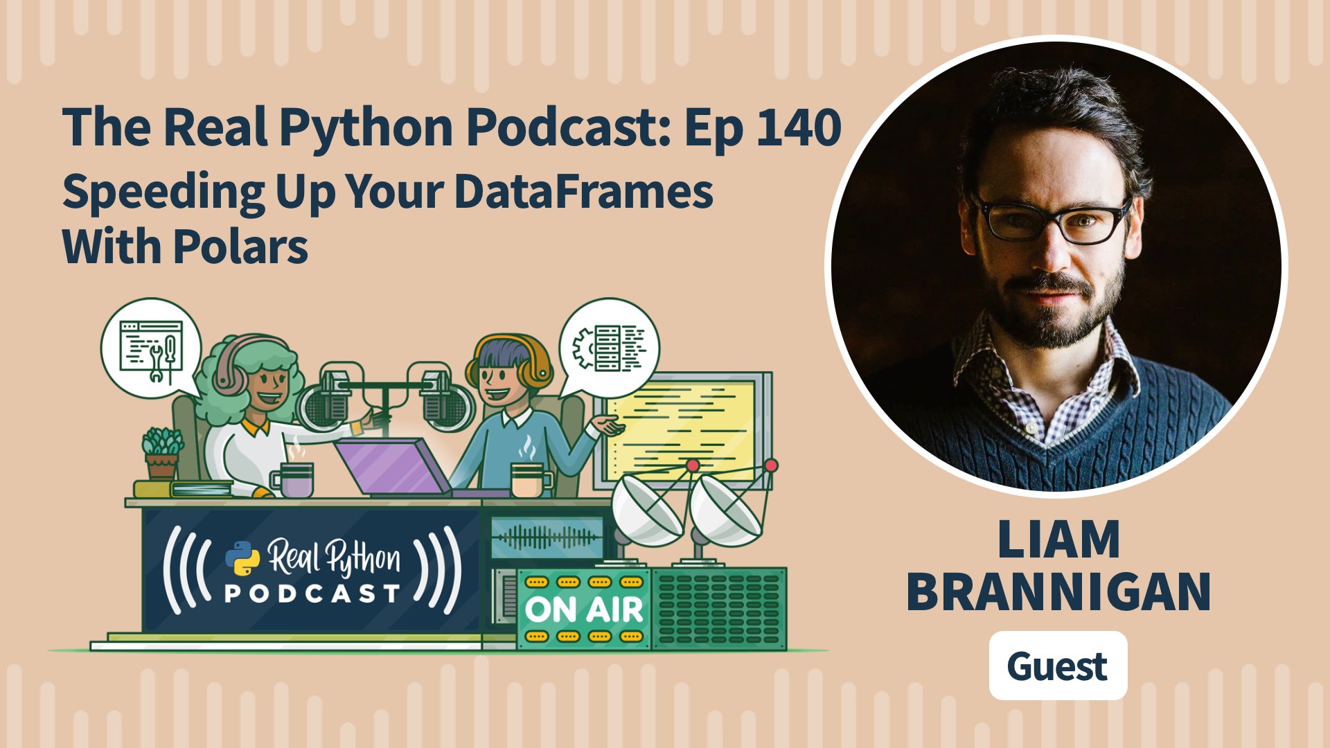 Real Python Podcast Episode #140 Title Artwork