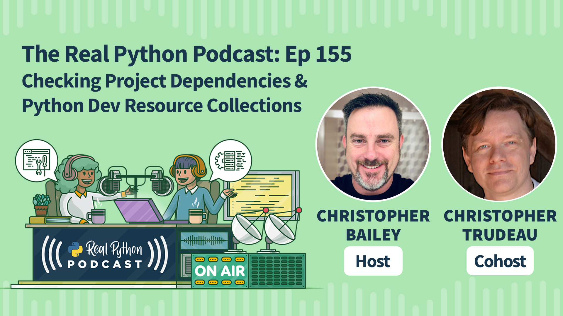 Real Python Podcast Episode #155 Title Artwork