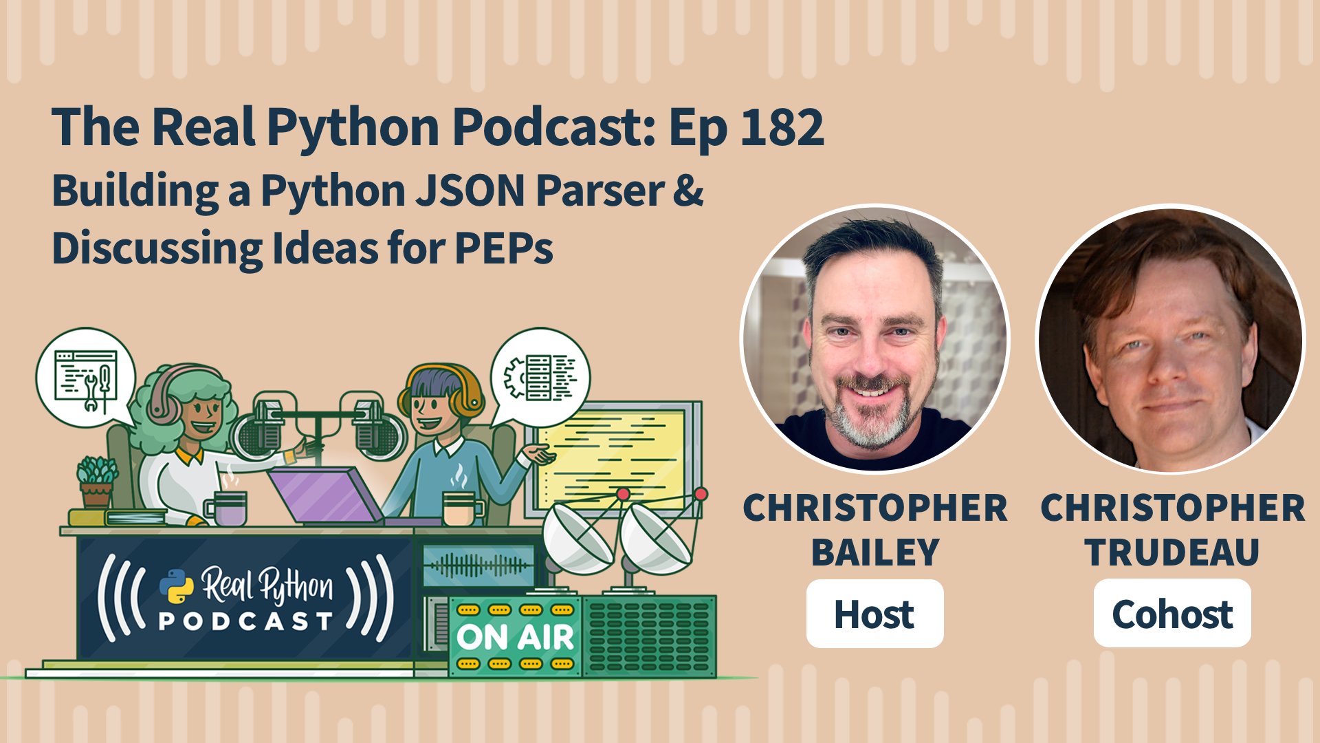 Real Python Podcast Episode #182 Title Artwork