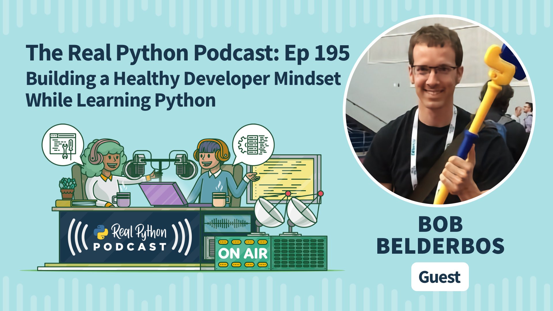 Real Python Podcast Episode #195 Title Artwork