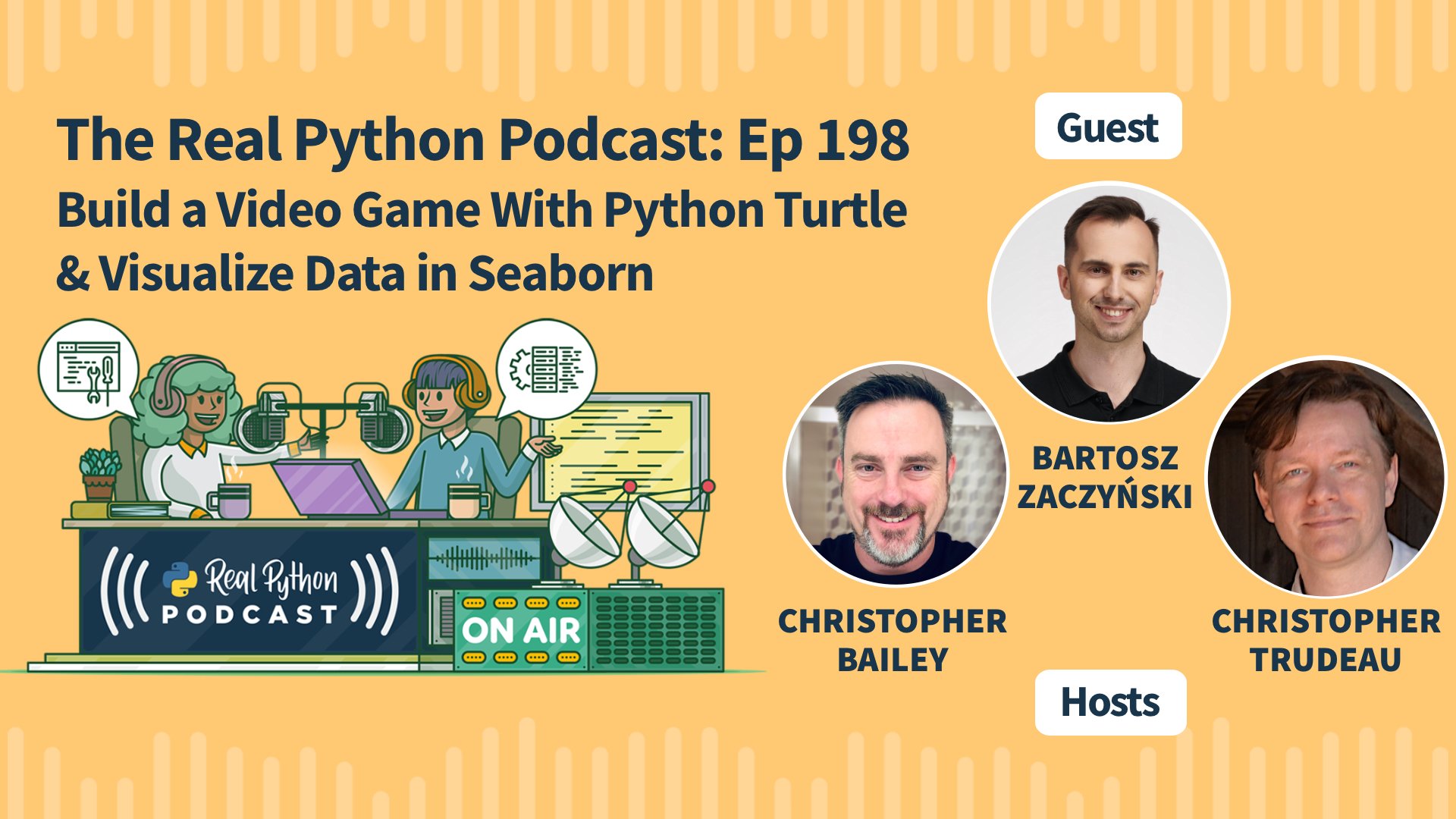 Real Python Podcast Episode #198 Title Artwork