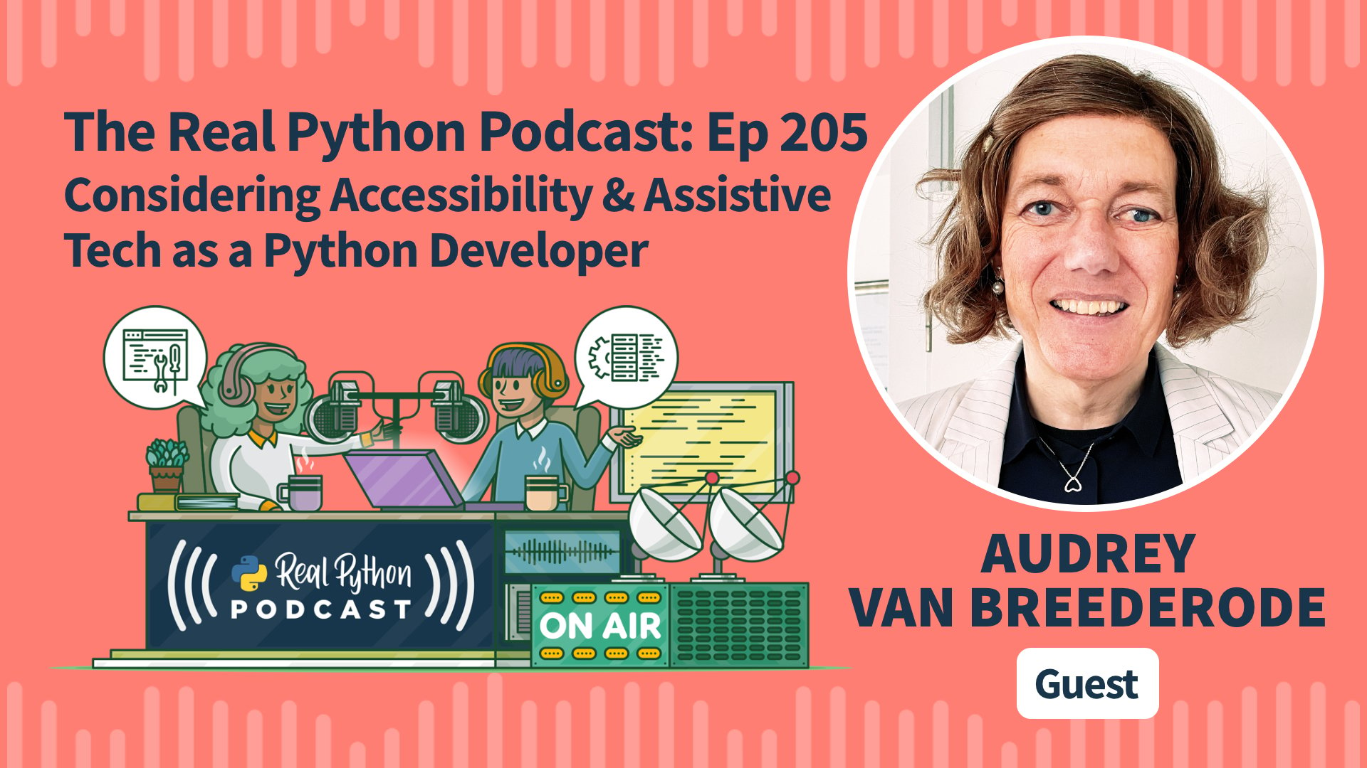 Real Python Podcast Episode #205 Title Artwork