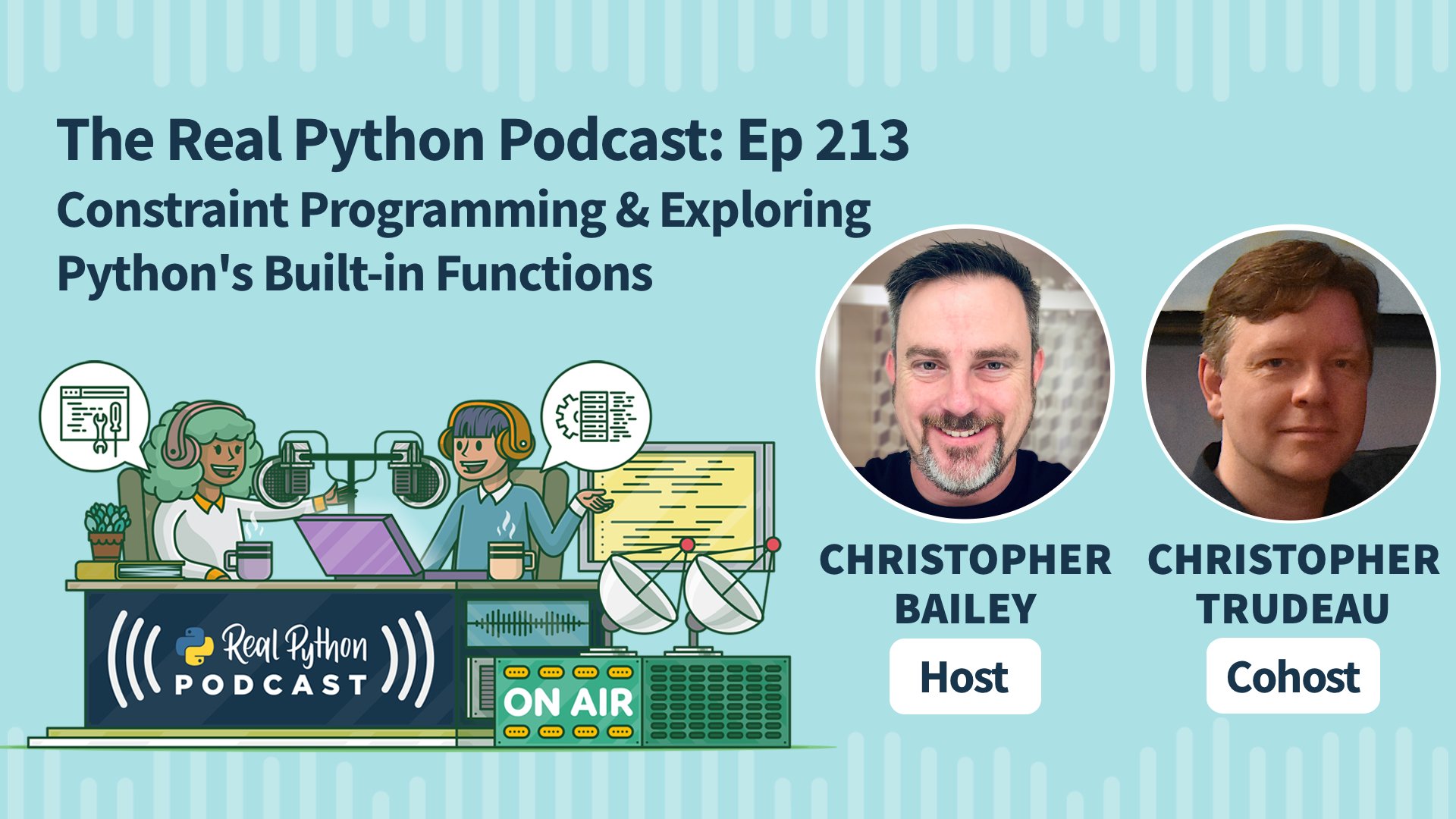 Real Python Podcast Episode #213 Title Artwork