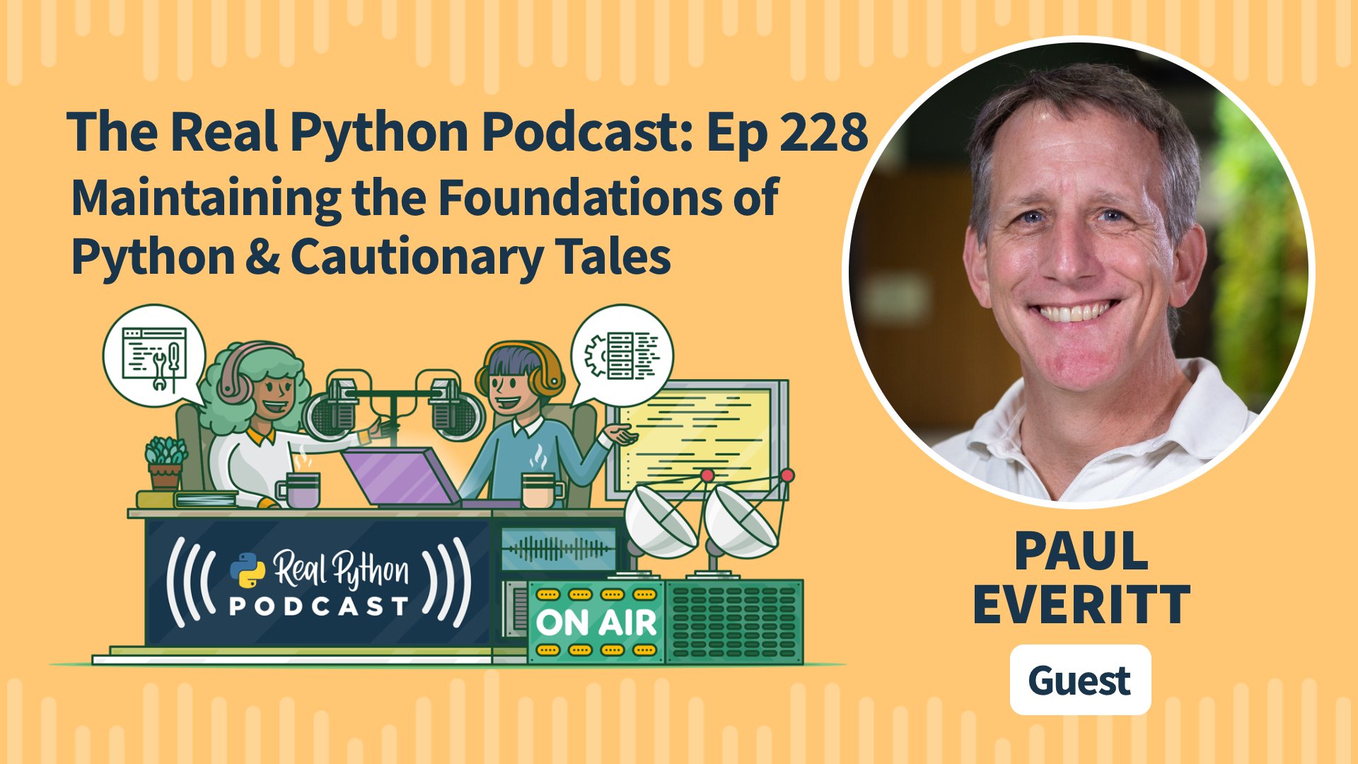 Real Python Podcast Episode #228 Title Artwork