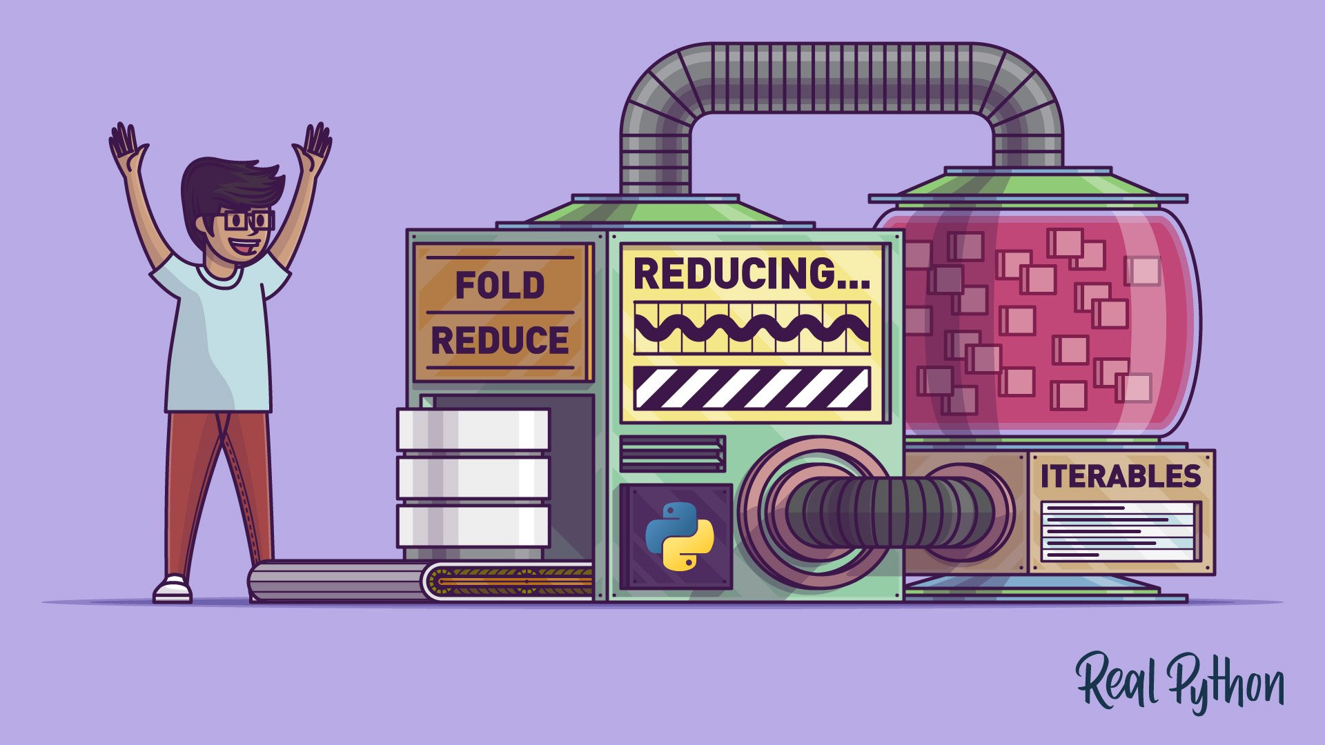 Title image for Python's reduce(): From Functional to Pythonic Style (Python's reduce(): From Functional to Pythonic Style)