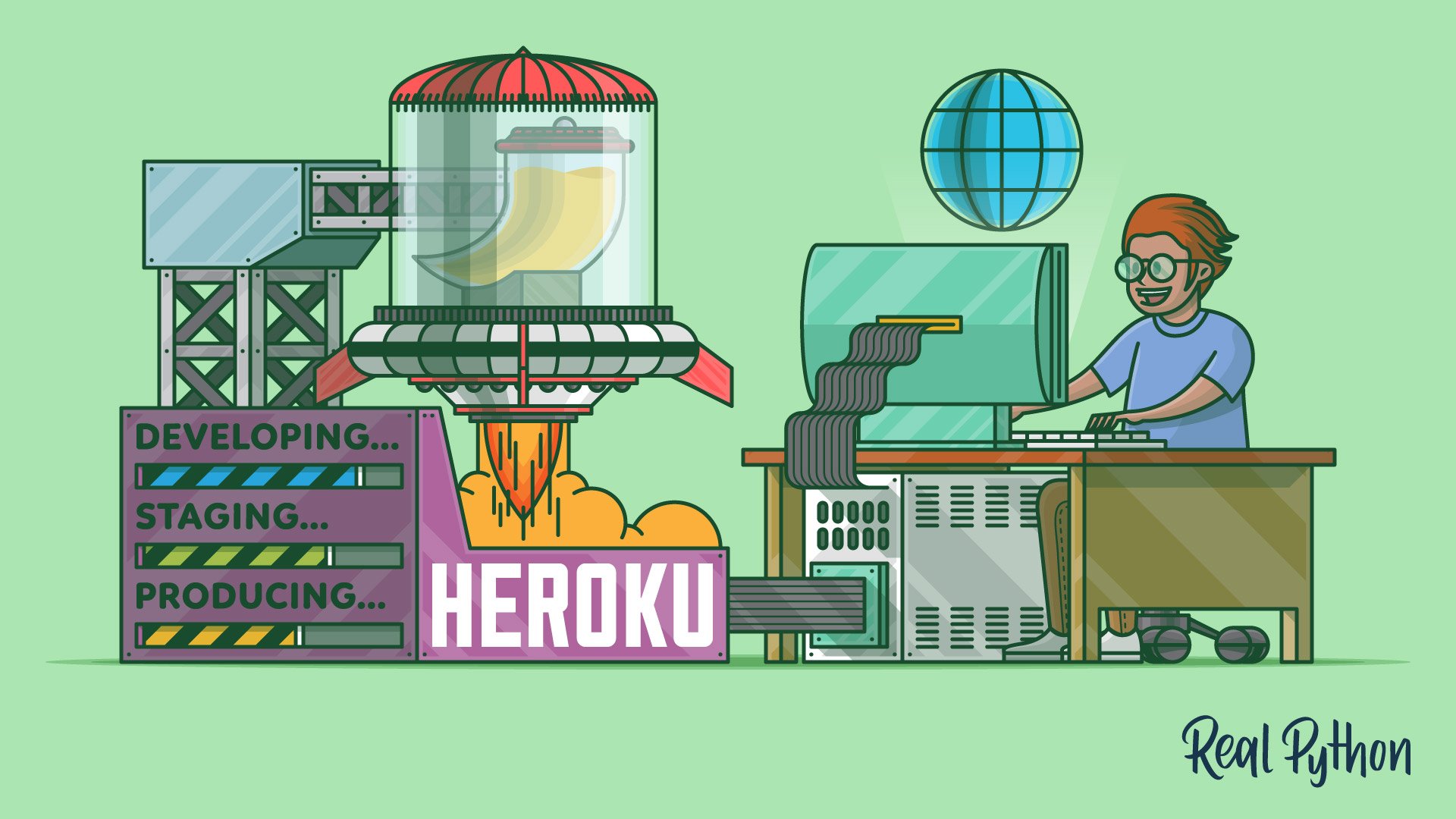 Deploying a Python Flask Example Application Using Heroku