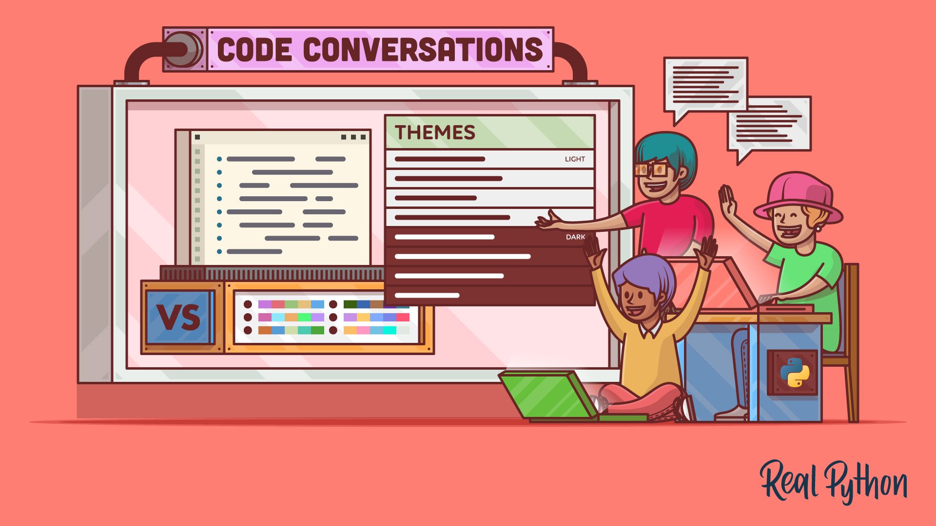 VS Code Color Theme Art