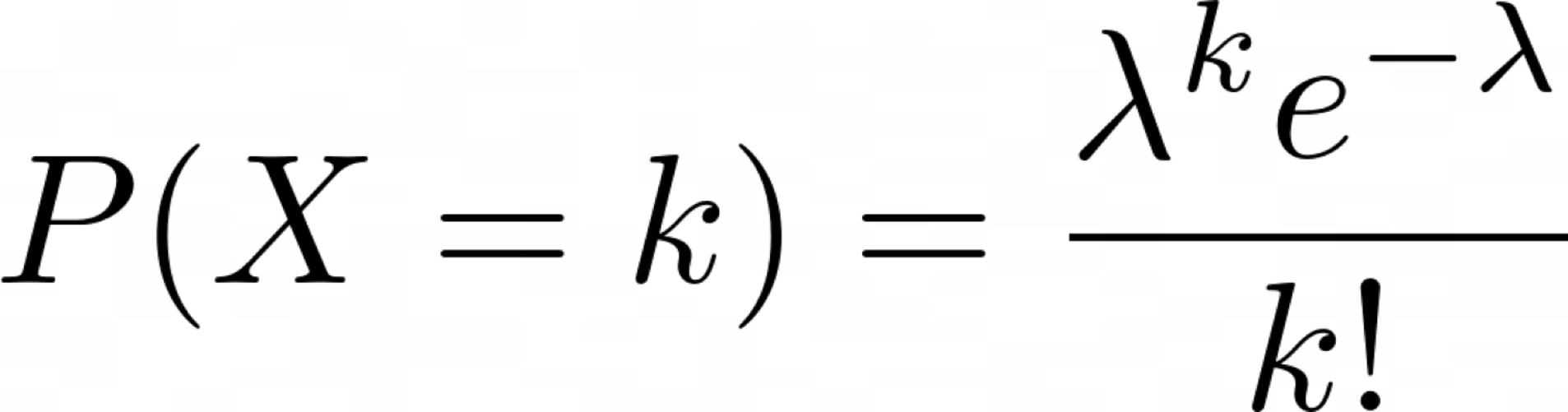 Poisson Probability Mass Function