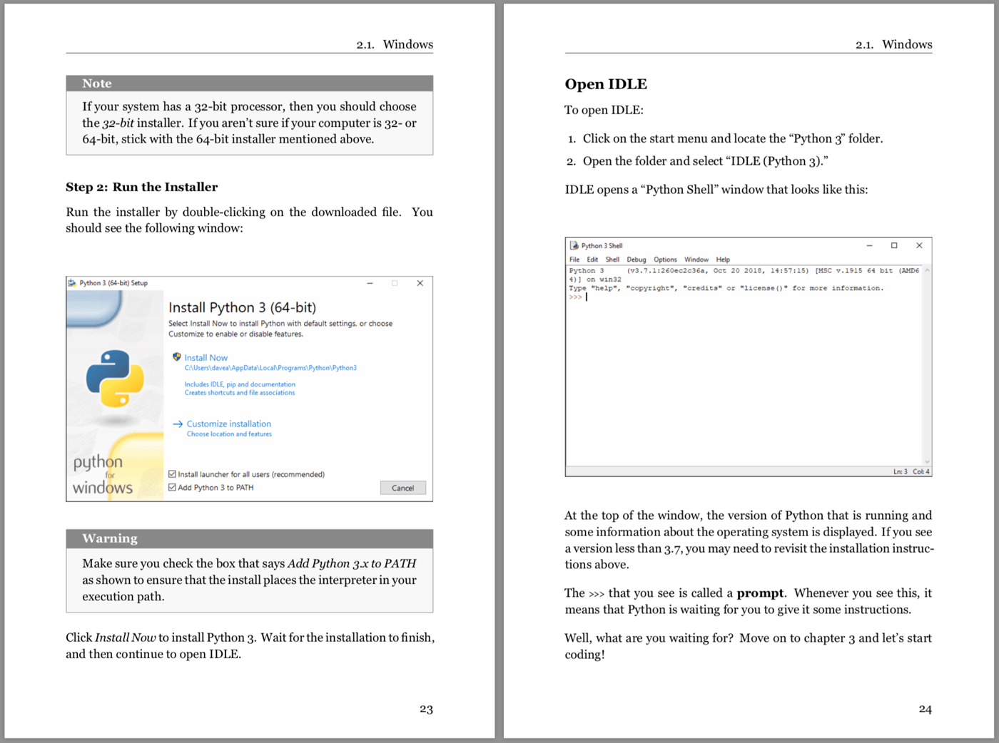 Python Basics Book Example