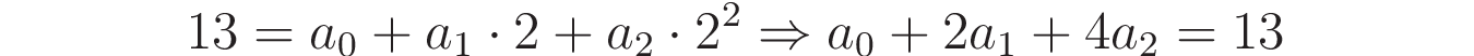 Equation for polynomial interpolation